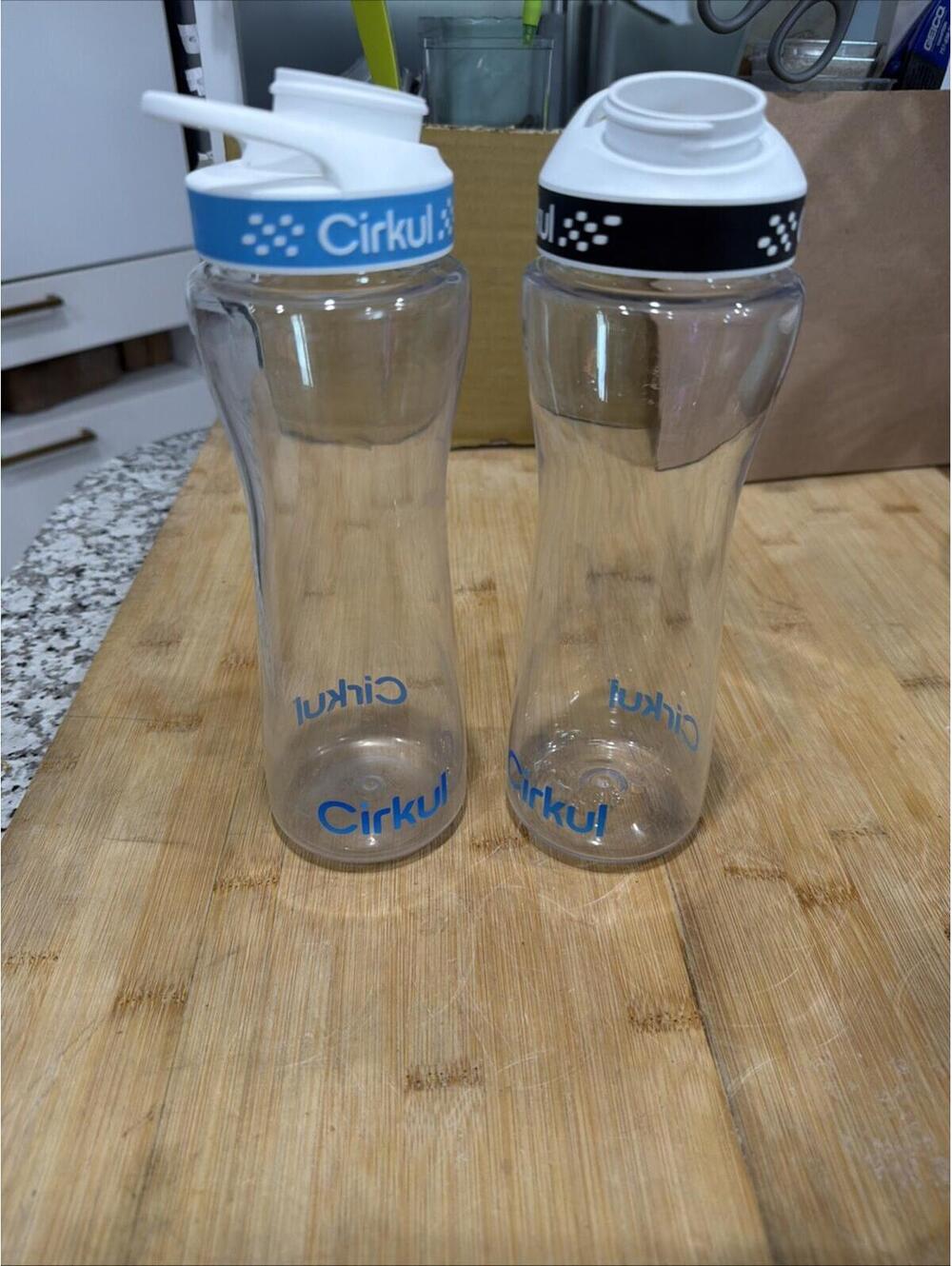 Cirkul 22 oz Water Bottles Set Of 2 With Different Lids *